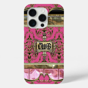 AngelRhyse II Lark beautiful Damask Monogram iPhone 15 Pro Case