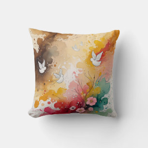 Angels abstrat cushion
