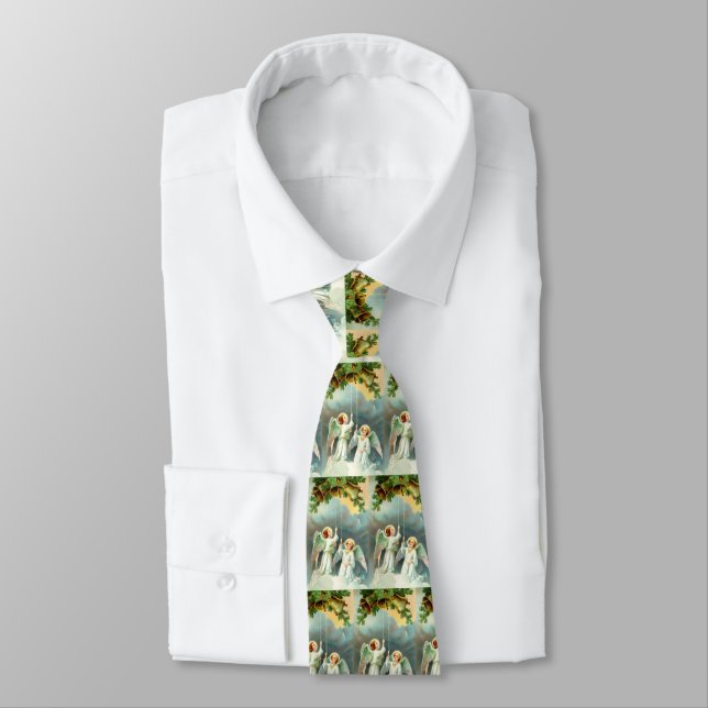 Angels and bells tie (Tied)