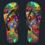 Angels and Demons River of Souls Custom Created Jandals<br><div class="desc">Here are some custom flip flops with your own image or you can use mine either way you will be styling on the beach this summer. Make sure to bookmark this page to come back to it in the future. If you like/love our designs make sure to like or share...</div>