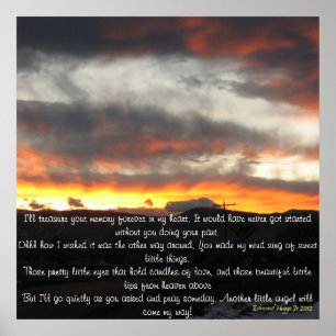 Angels and Poems in the Sunset Poster