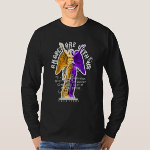 Angels Are With Us  Sad Aesthetic Edgy Streetwear T-Shirt