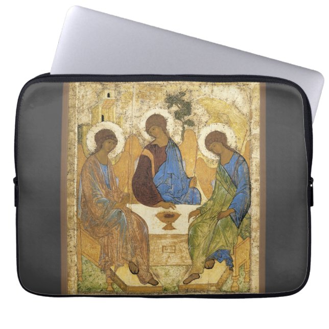 Angels At Mamre Trinity Laptop Sleeve (Front)