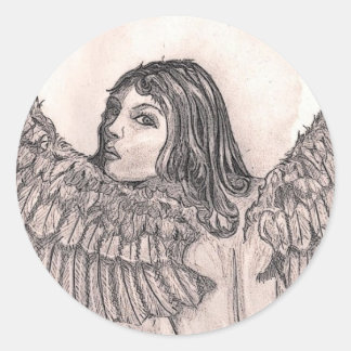 "Angels Attention" Sticker/Envelope Seals
