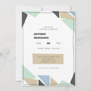 Angels Birthday Party Invitation