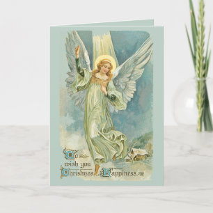 Angels Came Down at Christmas Holiday Card