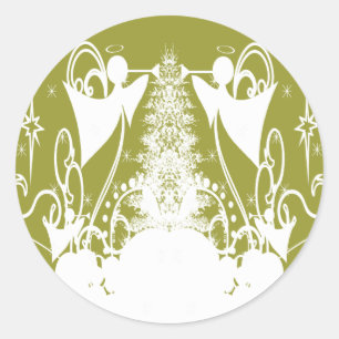 Angels Change Colours - Classic Round Sticker