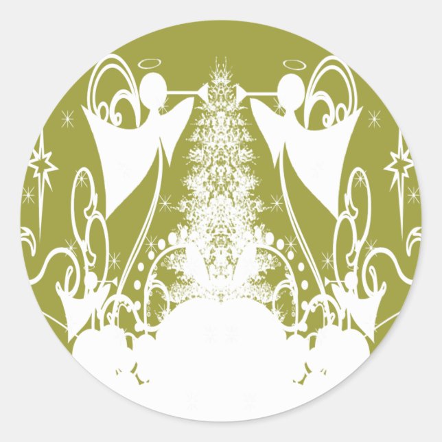 Angels Change Colours - Classic Round Sticker (Front)