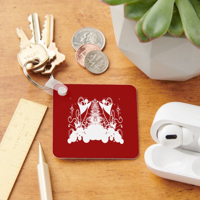 Angels Change to any custom Colour Key Ring (Desk)