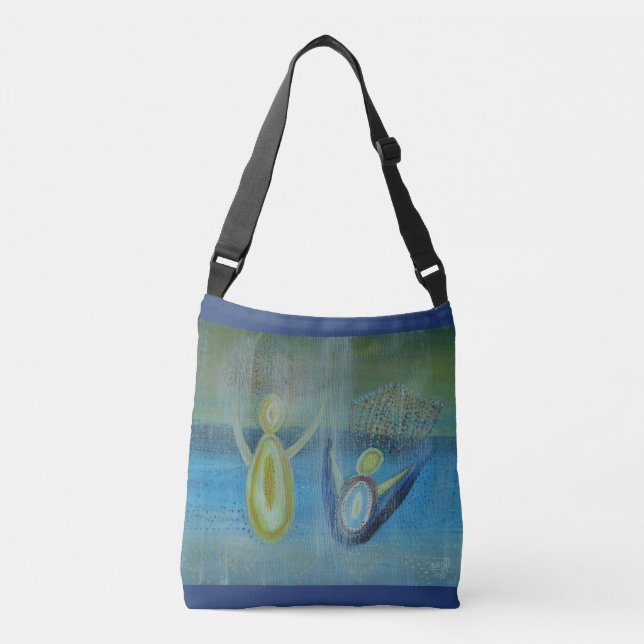 Angels Custom All-Over-Print Cross Body Bag (Front)
