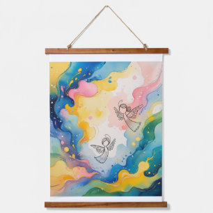 Angels design hanging tapestry