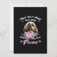 Angels Don't Always Have Wings Shih Tzu