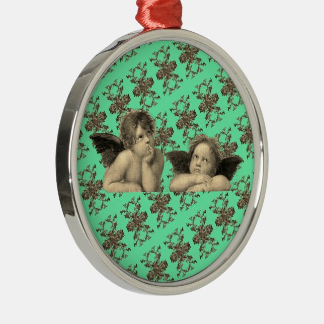 Angels Engel - Engelsputten - Raphael - Raffael Metal Tree Decoration (Right)