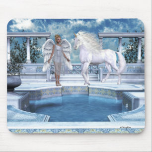 Angels Fae Unicorns Mousepad