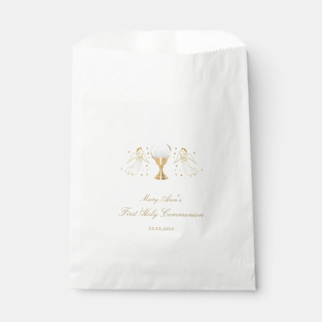 angels First Holy Communion Favour Bags (Front)