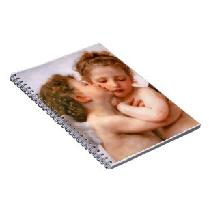 Angels First Kiss, Bouguereau Spiral Notebook