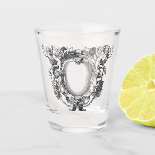 Angels Frame Line Art Shot Glass