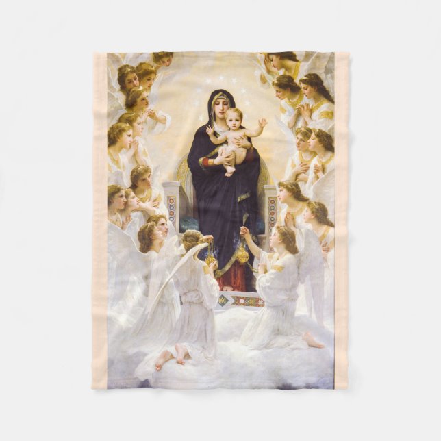Angels From The Realm of Glory Fleece Blanket (Front)