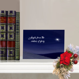 Angels from the Realms of Glory Nativity Card