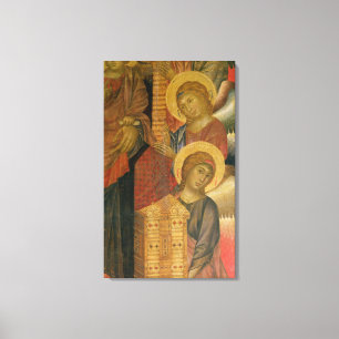 Angels from the Santa Trinita Altarpiece Canvas Print
