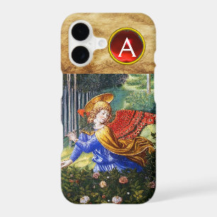Angels Gathering Flowers,Heaven Landscape Monogram