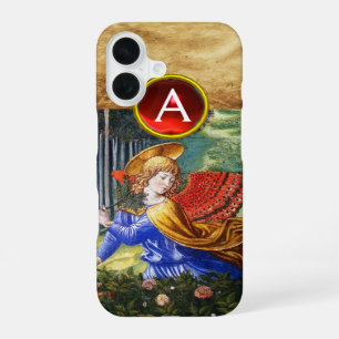 Angels Gathering Flowers in a Heavenly Landscape iPhone 16 Case