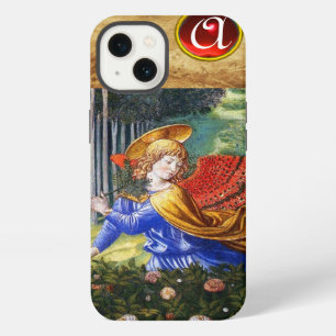 Angels Gathering Flowers in a Heavenly Landscape iPhone 13 Case