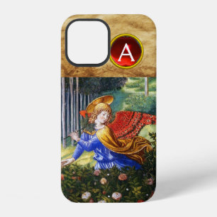 Angels Gathering Flowers in a Heavenly Landscape iPhone 12 Case