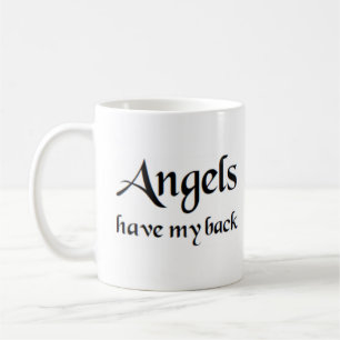 angels have my back coffee mug