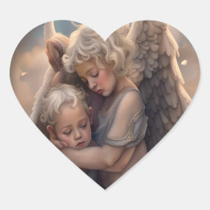 Angels Heart Sticker