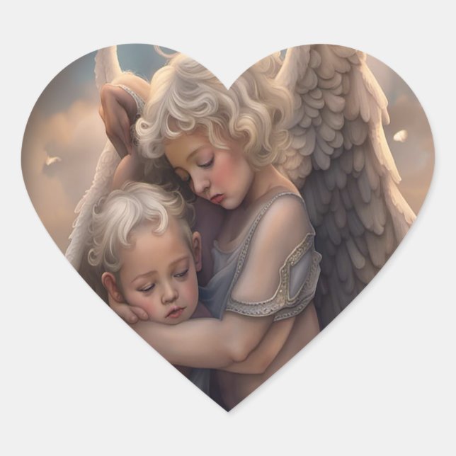Angels Heart Sticker (Front)