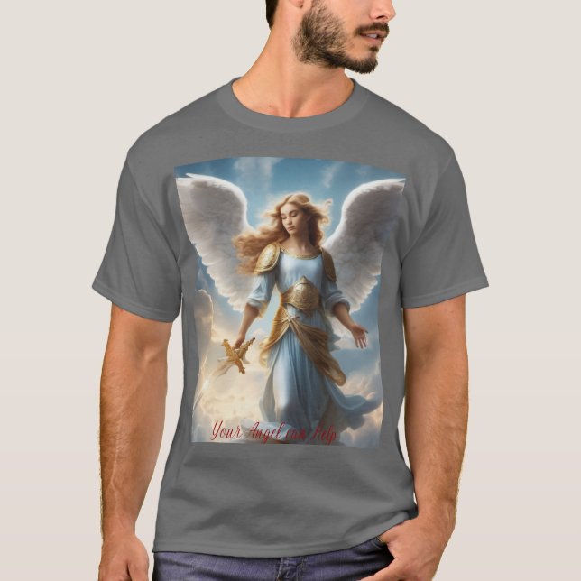 Angels Help Men's Fitted T-Shirt (Front)