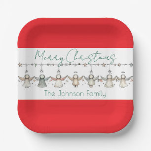 Angels in Celebration Paper Plate