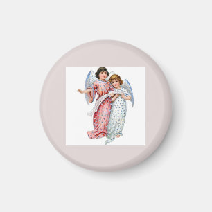 Angels In Pink And Blue  Magnet