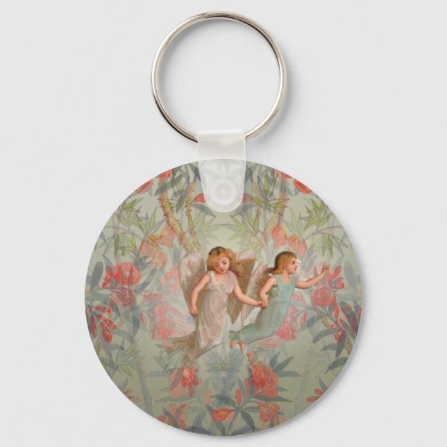 Angels in the Garden Key Ring (Front)