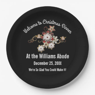 Angels, Jewels & Sparkling Flowers Design Paper Pl Plate