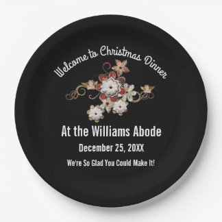 Angels, Jewels & Sparkling Flowers Design Paper Pl Plate