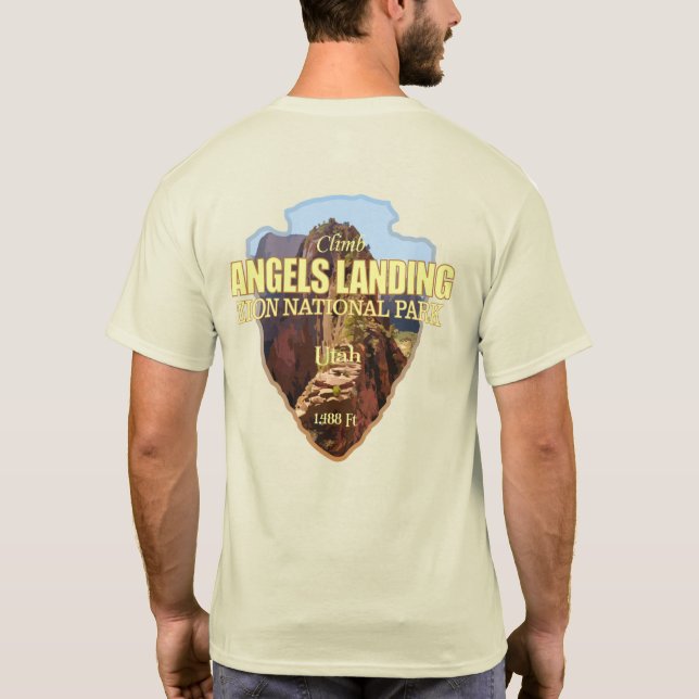 Angels Landing (arrowhead) T-Shirt (Back)