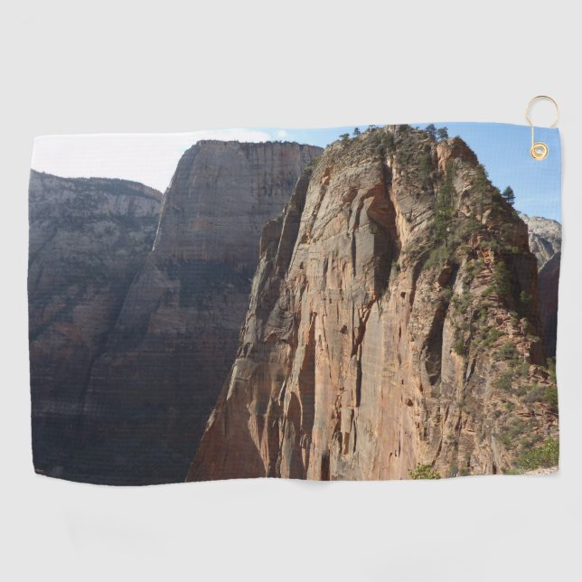 Angels Landing at Zion National Park Golf Towel (Horizontal)