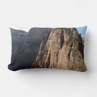 Angels Landing at Zion National Park Lumbar Cushion