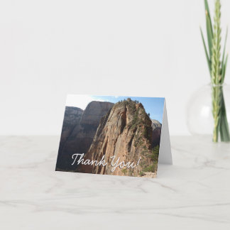 Angels Landing at Zion National Park Thank You Card
