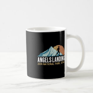 Angels Landing Hiking Trail Vintage Zion National Coffee Mug