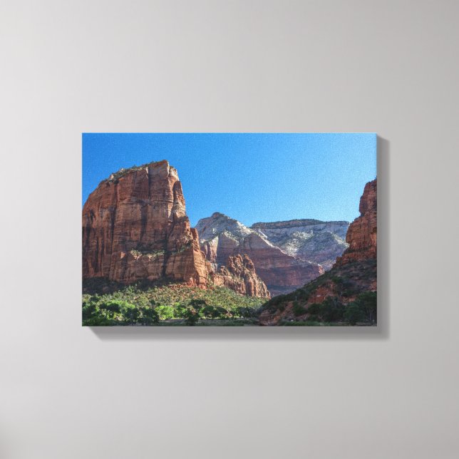 Angels Landing in Zion National Park Canvas Print (Front)