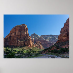 Angels Landing in Zion National Park Poster