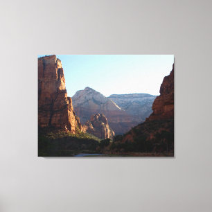 Angels Landing in Zion National Park, Utah Canvas Print