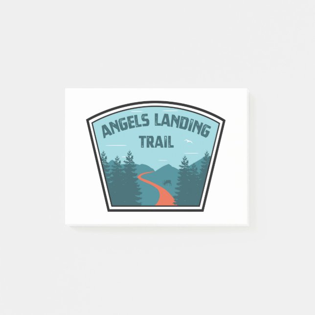 Angels Landing Trail Zion National Park Post-it Notes (Front)