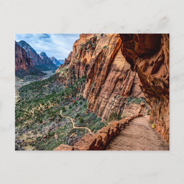Angel's Landing Trail Zion National Park - Utah Postcard (Front)