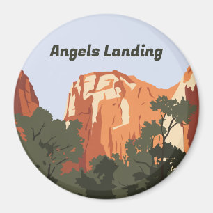 Angels Landing, Zion National Park Magnet