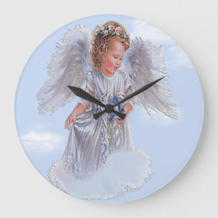 Angels Large Clock