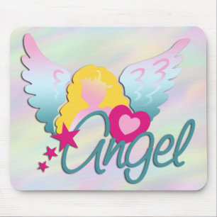 Angels Love light coloured Mouse Pad